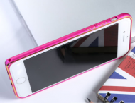 Металлический бампер Remax (защелка) для Apple iPhone 6/6s (4.7") Розовый