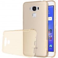 TPU чехол Nillkin Nature Series для Asus Zenfone 3 Max (ZC553KL) Золотой (прозрачный)