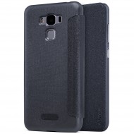 Кожаный чехол (книжка) Nillkin Sparkle Series для Asus Zenfone 3 Max (ZC553KL) Черный