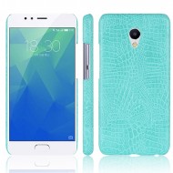 Кожаный чехол-накладка с имитацией кожи крокодила для Meizu M5s Бирюзовый