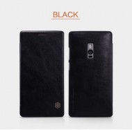 Кожаный чехол (книжка) Nillkin Qin Series для OnePlus 3 / OnePlus 3T Черный