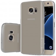 TPU чехол Nillkin Nature Series для Samsung G930F Galaxy S7 Серый (прозрачный)