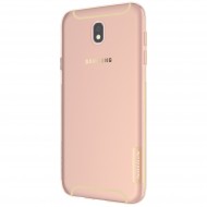 TPU чехол Nillkin Nature Series для Samsung J530 Galaxy J5 (2017) Золотой (прозрачный)