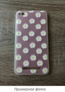 TPU чехол матовый soft touch color для Apple iPhone 7 (4.7") Ромашки