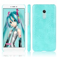 Кожаный чехол-накладка с имитацией кожи крокодила для Xiaomi Redmi Note 4X Бирюзовый