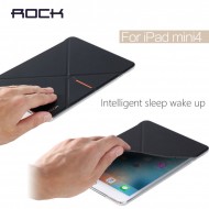 Кожаный чехол (книжка) Rock Devita Series для Apple iPad mini 4 Черный / Black