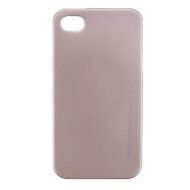 TPU чехол Mercury iJelly Metal series для Apple iPhone 4/4S Золотой