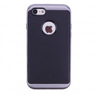 TPU+PC чехол MOTOMO (Carbon) для Apple iPhone 7 (4.7") Серый