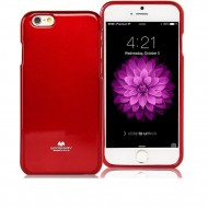 TPU чехол Mercury Jelly Color series для Apple iPhone 5/5S/SE Красный