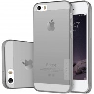 TPU чехол Nillkin Nature Series для Apple iPhone 5/5S/SE Серый (прозрачный)