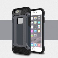 Бронированный противоударный TPU+PC чехол Immortal для Apple iPhone 5/5S/SE Металл / Gun Metal