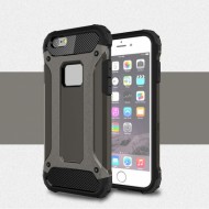 Бронированный противоударный TPU+PC чехол Immortal для Apple iPhone 5/5S/SE Серый / Metal slate