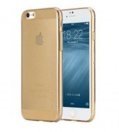 TPU чехол ROCK Slim Jacket для Apple iPhone 6/6s (4.7") Золотой / Transparent Gold