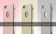 Алюминиевая накладка Rock Infinite Series (Mirror) для Apple iPhone 6/6s (4.7") Золотой / Gold