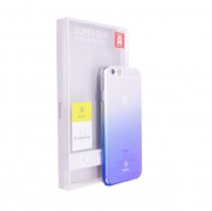 Пластиковая накладка Baseus Glaze Ultrathin для Apple iPhone 6/6s (4.7") Голубой