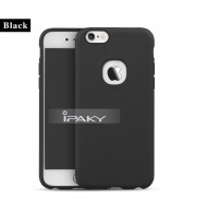 Силиконовая накладка iPaky с имитацией кожи для Apple iPhone 6/6s (4.7") Черный