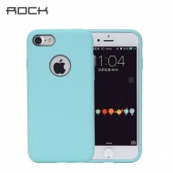 TPU чехол Rock Silicon Touch Series для Apple iPhone 7 (4.7") Голубой / Light Blue