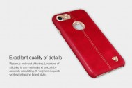 Кожаная накладка Nillkin Englon Series для Apple iPhone 7 (4.7") Красный