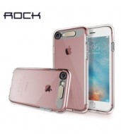 Светящийся TPU чехол ROCK Tube Series для Apple iPhone 7 (4.7") Розовый / Transparent pink