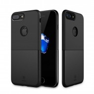 Кожаная накладка Baseus Half to Half Ultrathin для Apple iPhone 7 plus (5.5") Черный