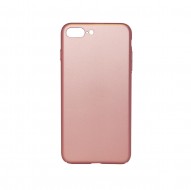 Пластиковая накладка soft-touch с защитой торцов Joyroom для Apple iPhone 7 plus (5.5") Розовый