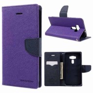 Чехол (книжка) Mercury Fancy Diary series для Asus Zenfone 3 (ZE552KL) Фиолетовый / Синий