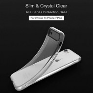 TPU+PC чехол Rock Ace Series для Apple iPhone 7 (4.7") Черный / Transparent black