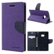 Чехол (книжка) Mercury Fancy Diary series для HTC 10 / 10 Lifestyle Фиолетовый / Синий