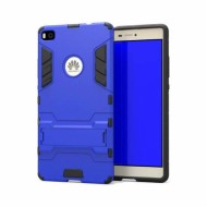 Ударопрочный чехол-подставка Transformer для Huawei P8 Lite (2017) с мощной защитой корпуса Синий / Navy