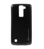 TPU чехол Mercury iJelly Metal series для LG K8 K350E Черный