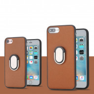 TPU+PC чехол Rock Ring Holder Case M1 Series для Apple iPhone 7 (4.7") Коричневый / Brown