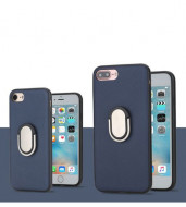 TPU+PC чехол Rock Ring Holder Case M1 Series для Apple iPhone 7 (4.7") Синий / Blue