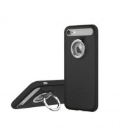 TPU+PC чехол Rock Ring Holder Case M2 Series для Apple iPhone 7 (4.7") Черный / Black