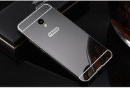 Металлический бампер с акриловой вставкой с зеркальным покрытием для Meizu M5s Черный