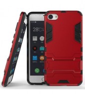 Ударопрочный чехол-подставка Transformer для Meizu U20 с мощной защитой корпуса Красный / Dante Red
