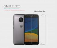 Защитная пленка Nillkin Crystal для Motorola Moto G5 Анти-отпечатки