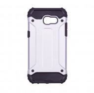 Бронированный противоударный TPU+PC чехол Immortal для Samsung A320 Galaxy A3 (2017) Серебряный
