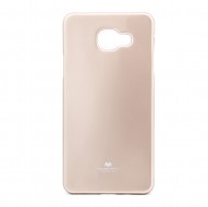 TPU чехол Mercury Jelly Color series для Samsung A710F Galaxy A7 (2016) Золотой