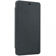 Кожаный чехол (книжка) Nillkin Sparkle Series для Samsung A9100 Galaxy A9 Pro (2016) Черный