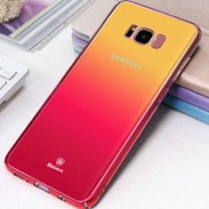 Пластиковая накладка Baseus Glaze Ultrathin для Samsung G950 Galaxy S8 Розовый