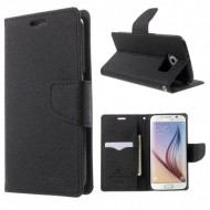 Чехол (книжка) Mercury Fancy Diary series для Samsung Galaxy S6 G920F/G920D Duos Черный