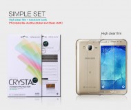 Защитная пленка Nillkin Crystal для Samsung J500H Galaxy J5 Анти-отпечатки