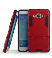 Ударопрочный чехол-подставка Transformer для Samsung J510F Galaxy J5 (2016) с мощной защитой корпуса Красный / Dante Red