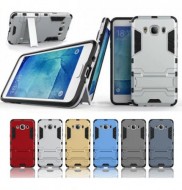 Ударопрочный чехол-подставка Transformer для Samsung J510F Galaxy J5 (2016) с мощной защитой корпуса Серый / Metal slate