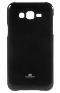 TPU чехол Mercury Jelly Color series для Samsung J700H Galaxy J7 Черный