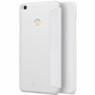 Кожаный чехол (книжка) Nillkin Sparkle Series для Xiaomi Mi Max 2 Белый