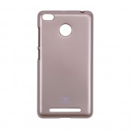 TPU чехол Mercury Jelly Color series для Xiaomi Redmi 3 Pro / Redmi 3s Золотой