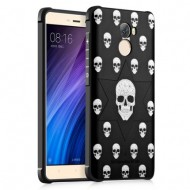 Противоударный TPU чехол Sweet Art для Xiaomi Redmi 4 Череп