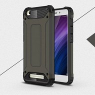 Бронированный противоударный TPU+PC чехол Immortal для Xiaomi Redmi 4a Металл / Gun Metal