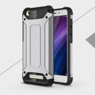 Бронированный противоударный TPU+PC чехол Immortal для Xiaomi Redmi 4a Серый / Metal slate
